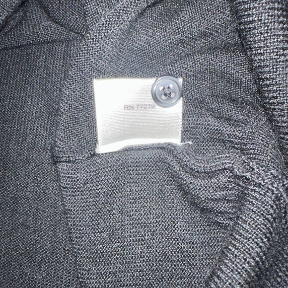 Jos. A. Bank Traveler Modern Fit Merino Wool Black Long Sleeve Polo - Picture 4 of 4